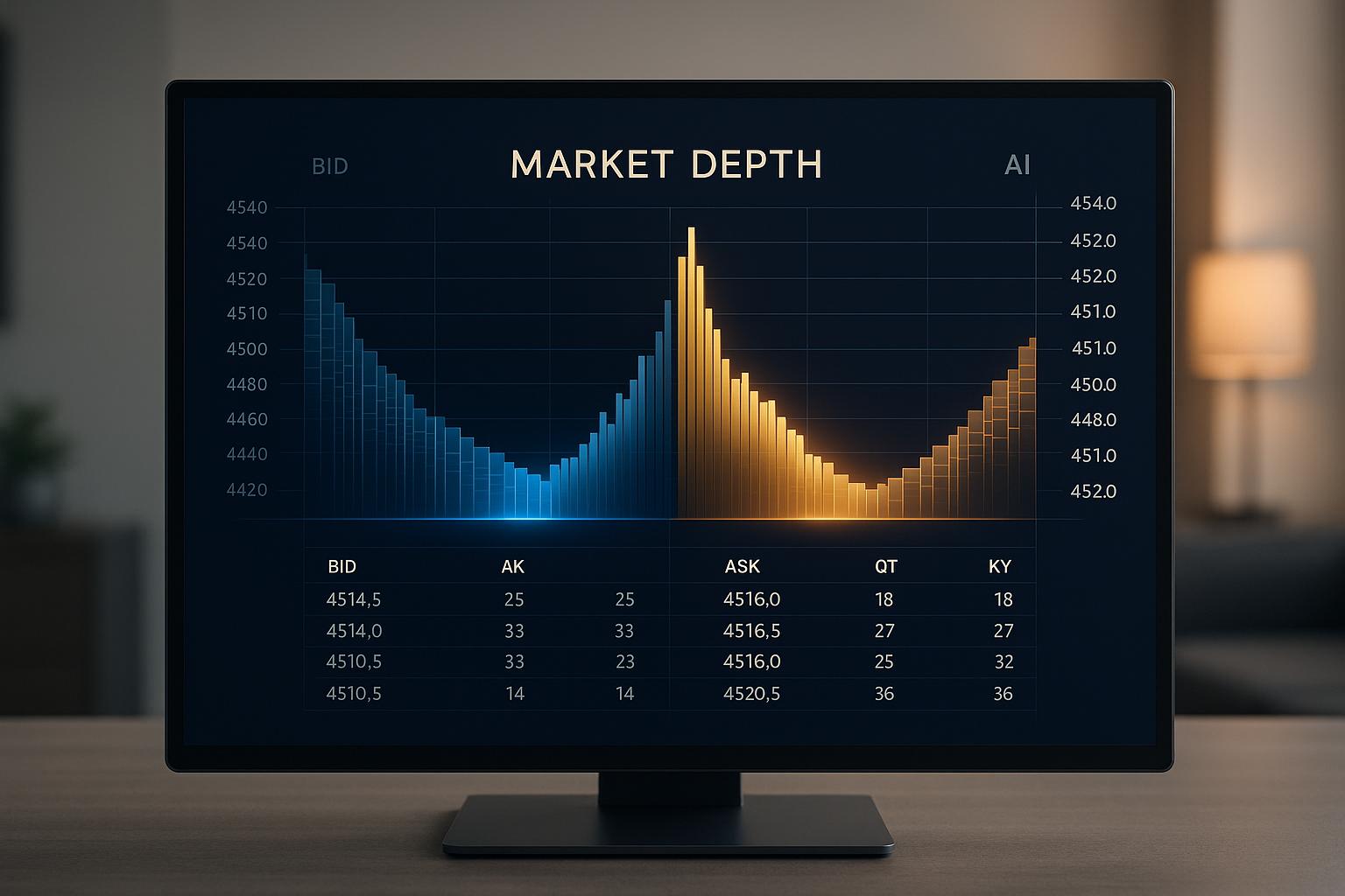 How AI Enhances Market Depth Visualization
